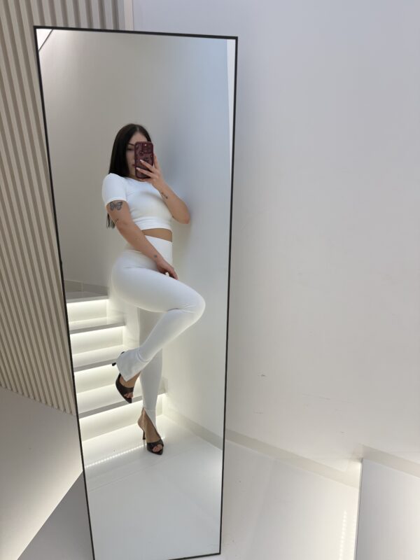 Top + Leggings in Schneewittchen