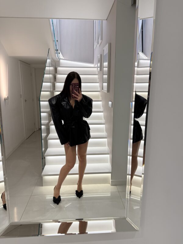 Marynarka Taliowana Czarna