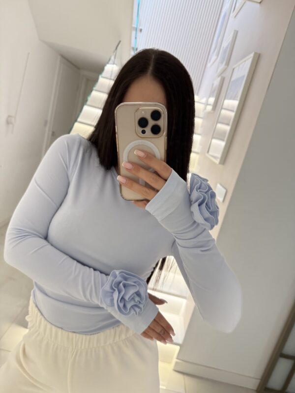 ROSE Bluse – babyblau